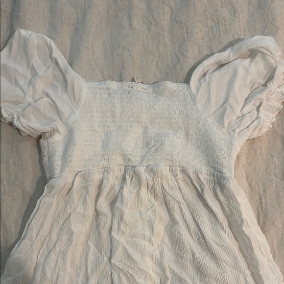 White Ruffled Dress - Picture 2 of 2